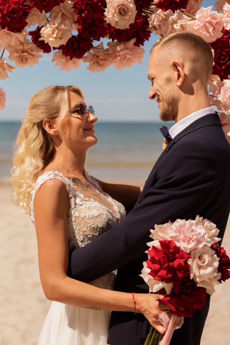 Sesja ślubna na plaży