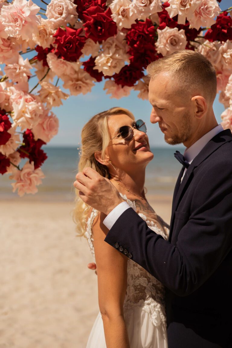 Sesja ślubna na plaży