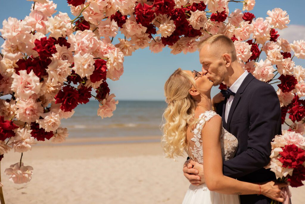 Sesja ślubna na plaży