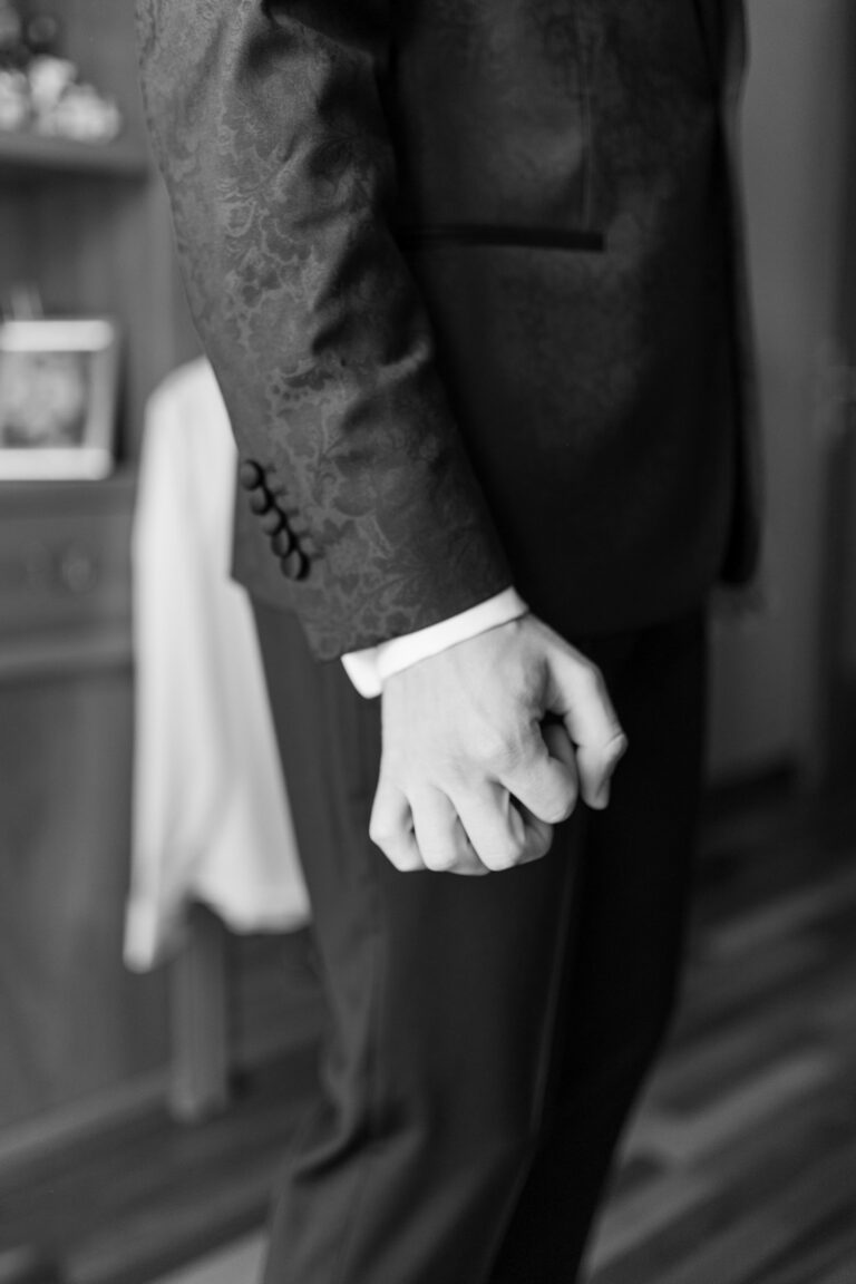 Przygotowania pana młodego