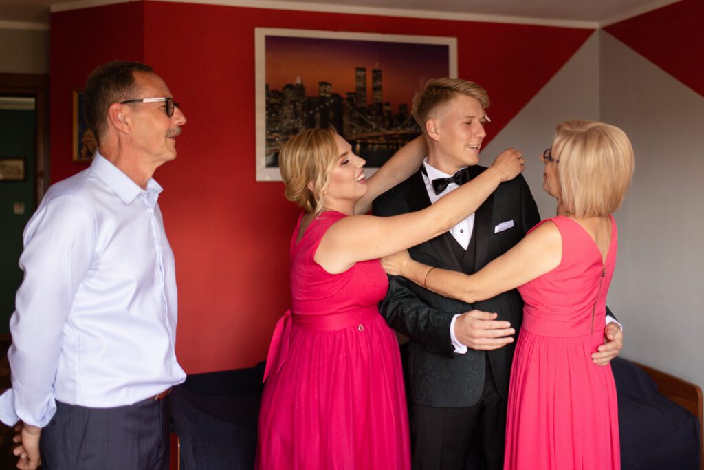 Przygotowania pana młodego