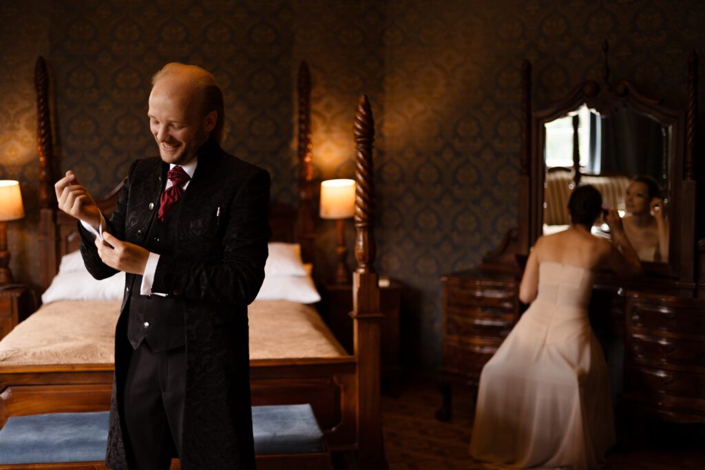 Przygotowania do ślubu na Zamku w Rzucewie