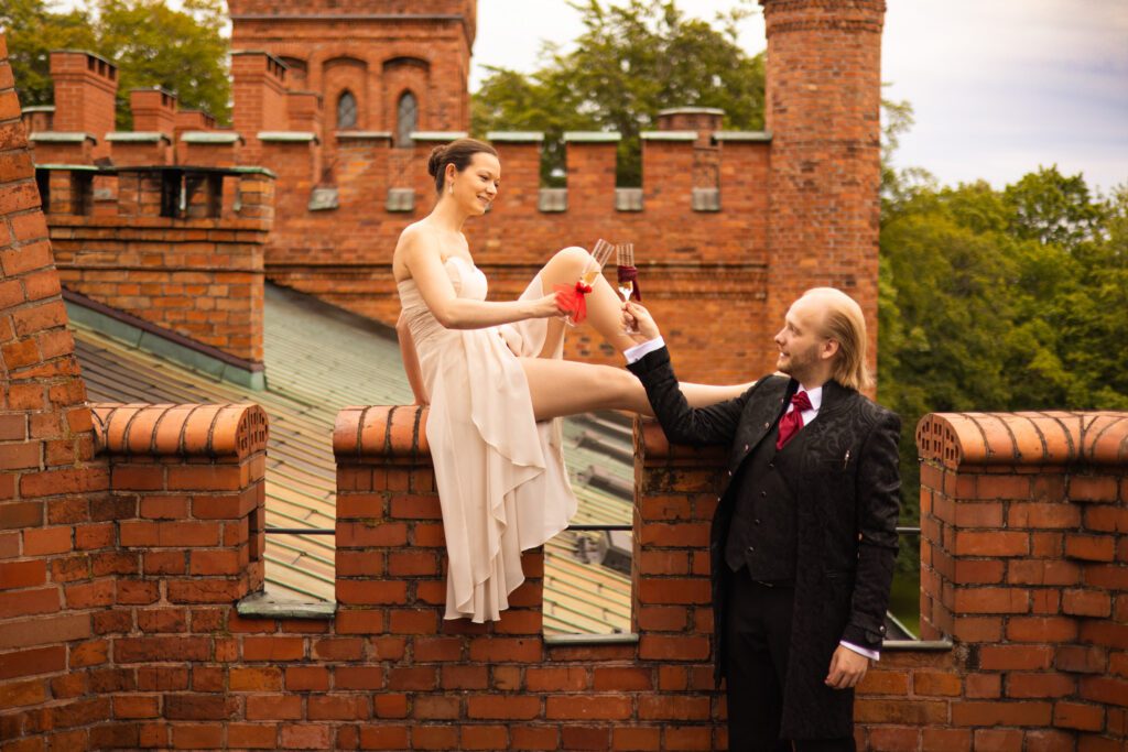 Przygotowania do ślubu na Zamku w Rzucewie