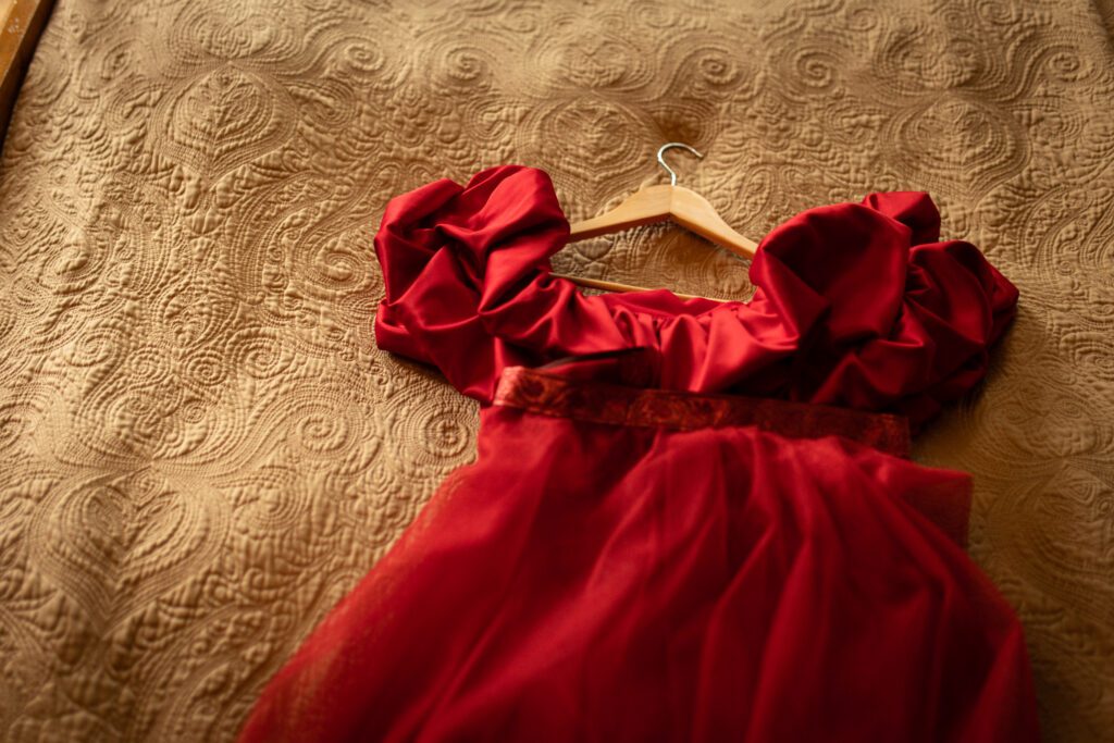 Przygotowania panny młodej do ślubu na Zamku w Rzucewie