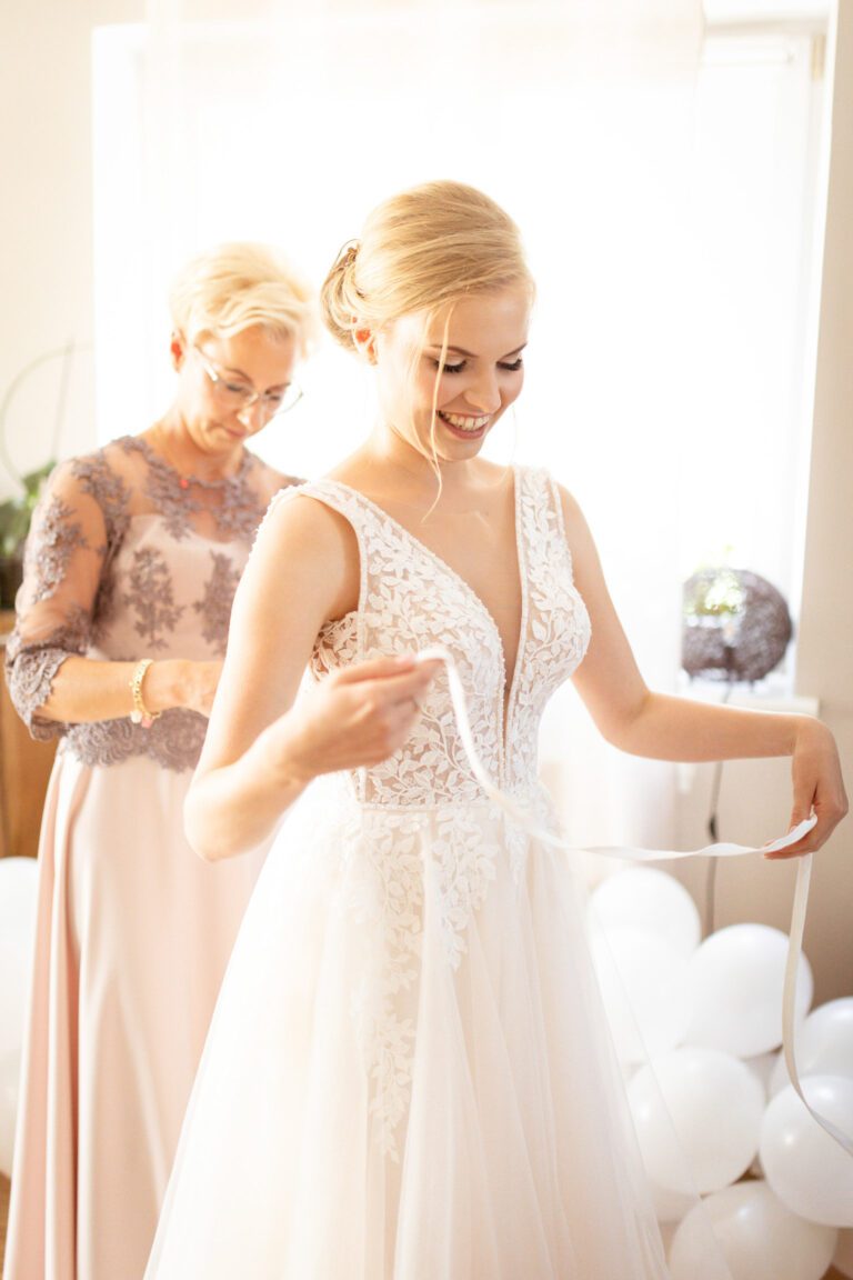 Przygotowania panny młodej