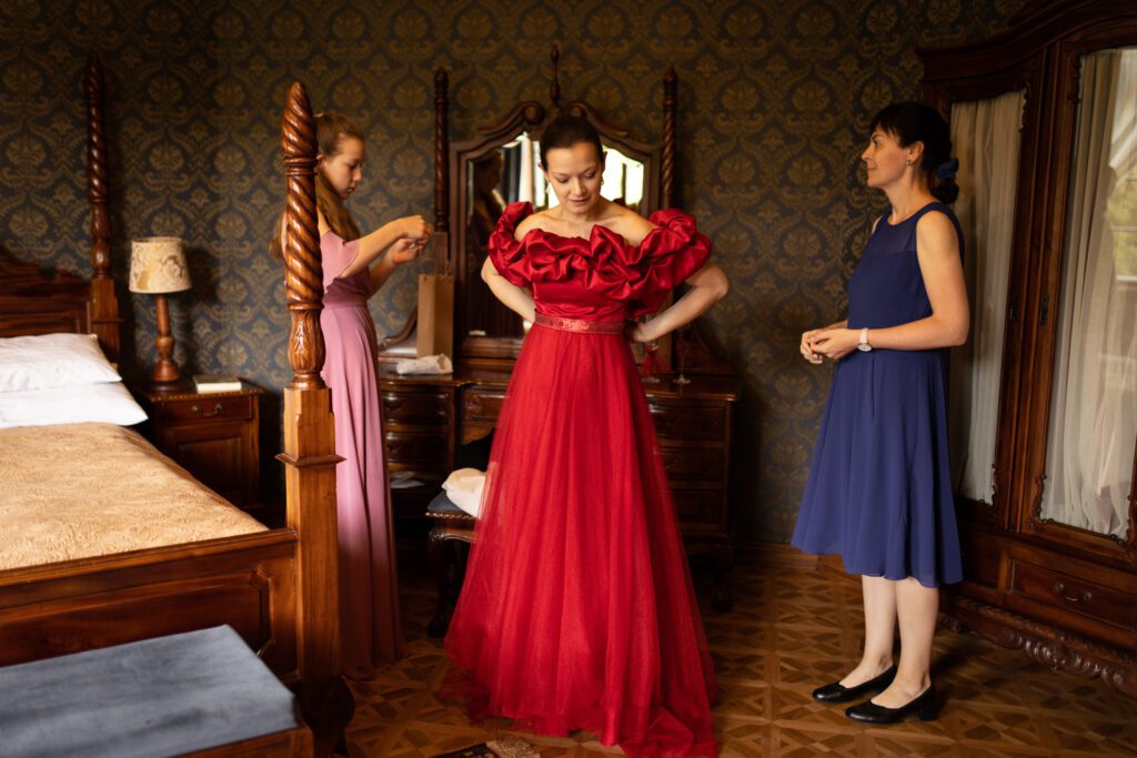 Przygotowania do ślubu na Zamku w Rzucewie