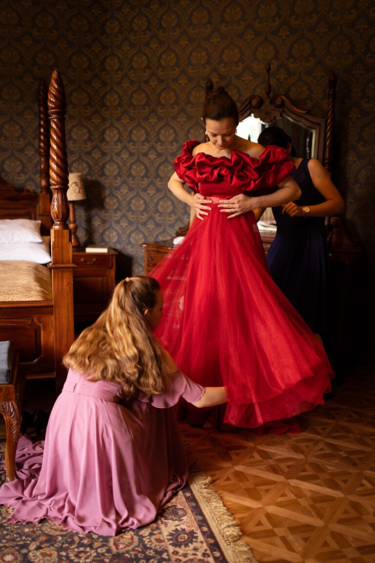 Przygotowania do ślubu na Zamku w Rzucewie