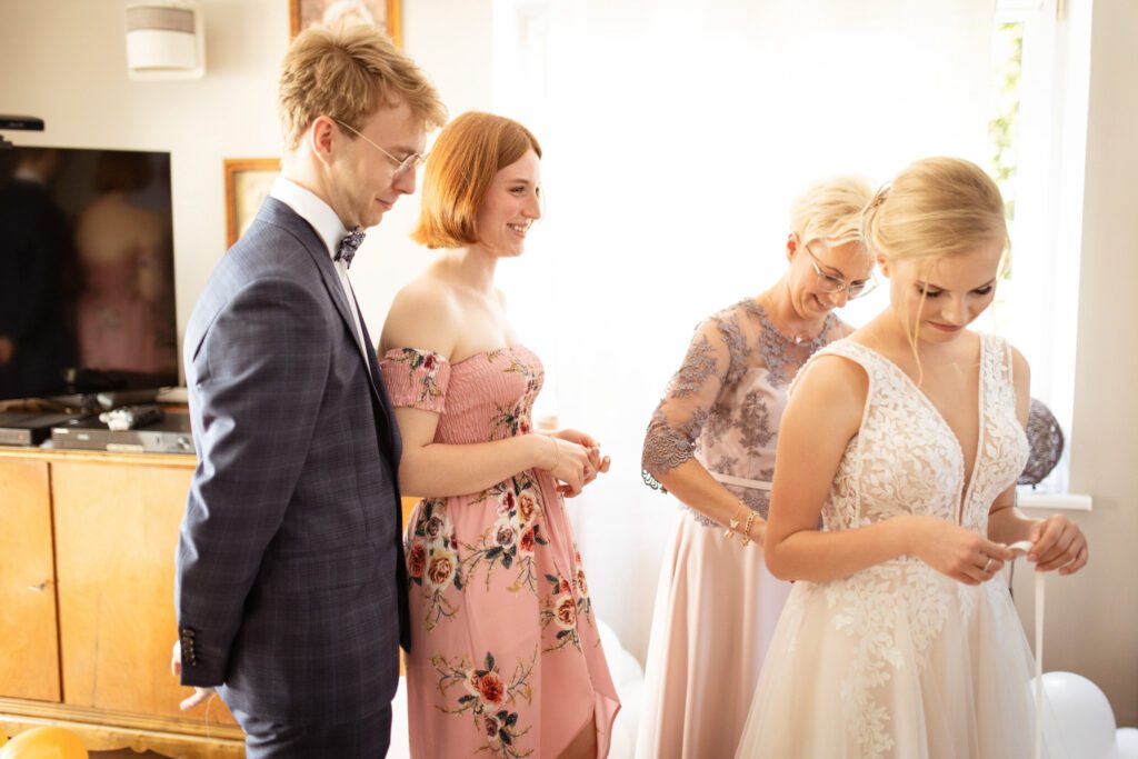 Przygotowania panny młodej