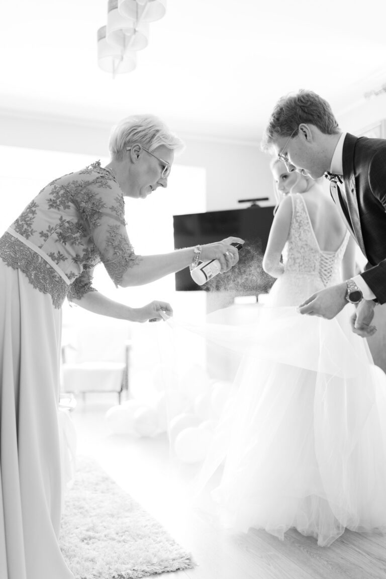 Przygotowania panny młodej