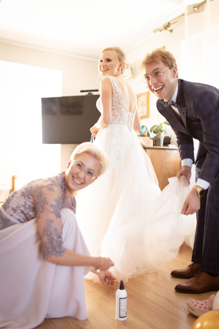 Przygotowania panny młodej