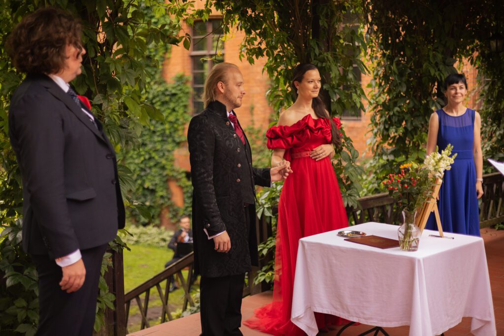 Ślub na Zamku w Rzucewie