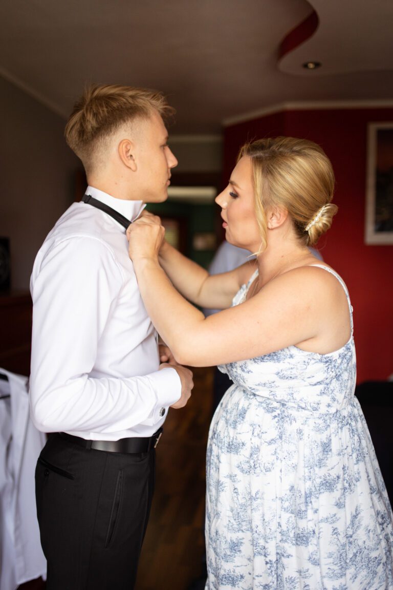 Przygotowania pana młodego