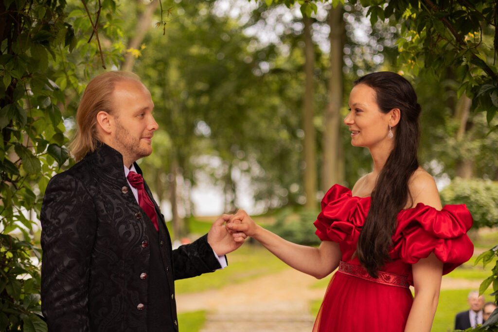 Ślub na Zamku w Rzucewie