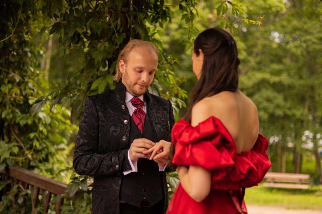 Ślub na Zamku w Rzucewie