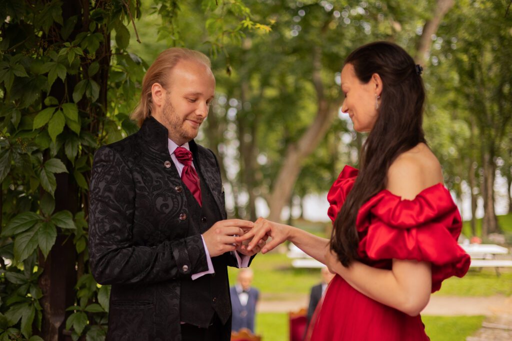 Ślub na Zamku w Rzucewie