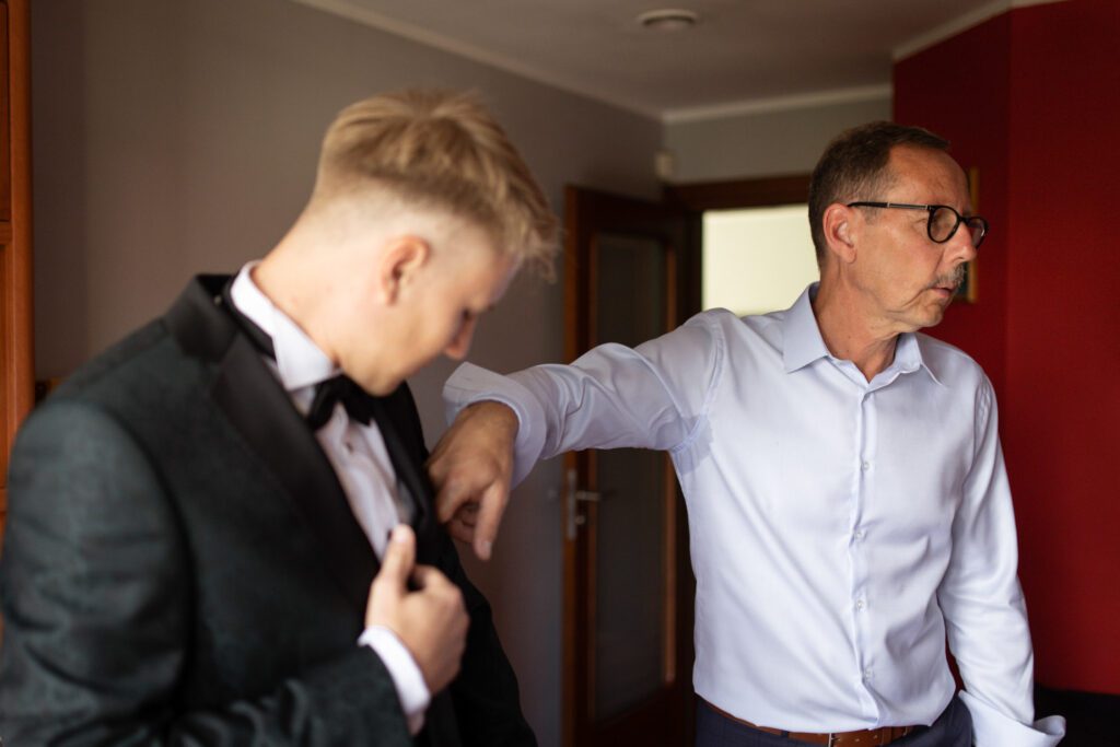 Przygotowania pana młodego