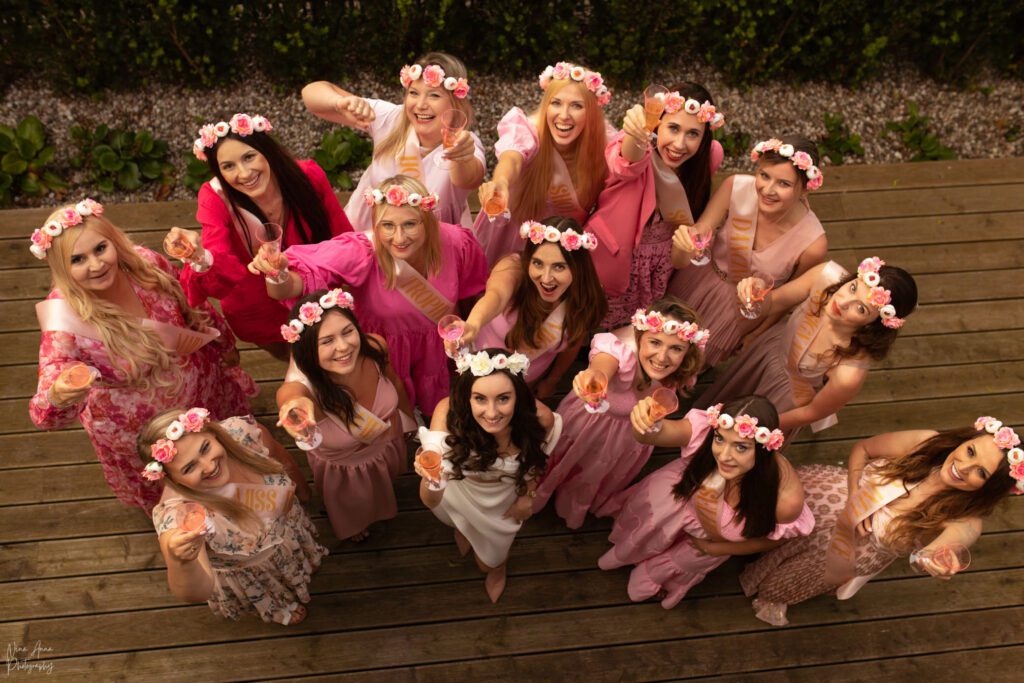 Wieczór panieński na różowo domki w Brzeźnie