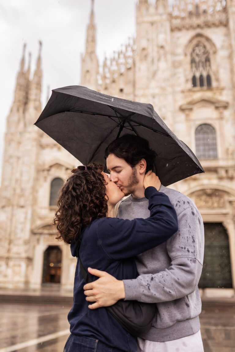 Milan couple photo shoot
