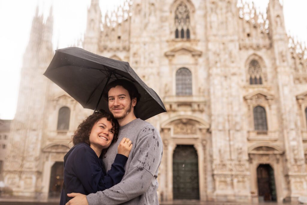Milan couple photo shoot