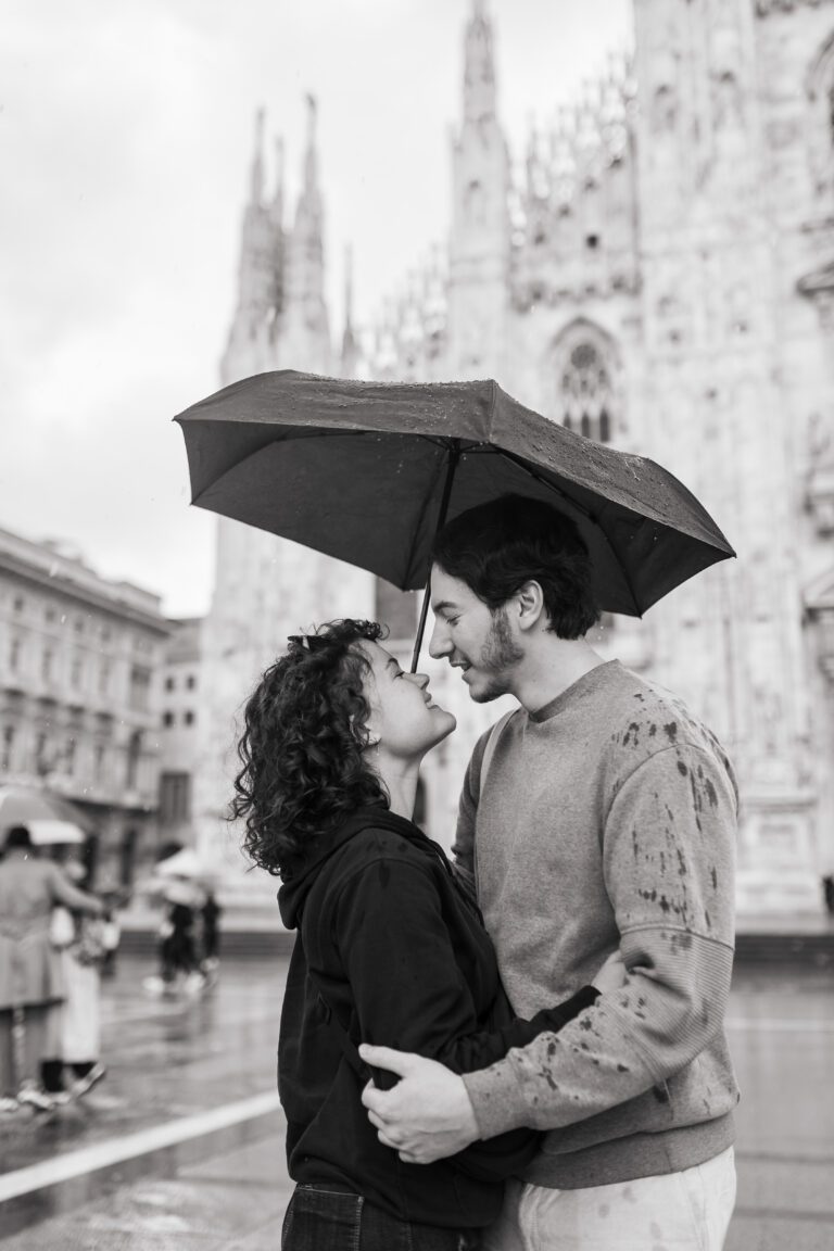 Milan couple photo shoot