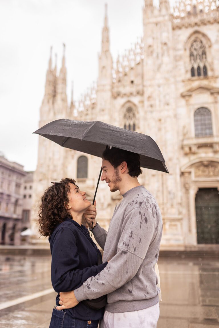 Milan couple photo shoot