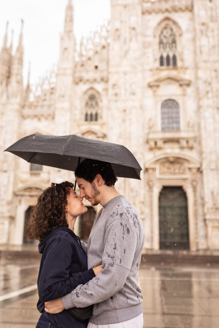 Milan couple photo shoot