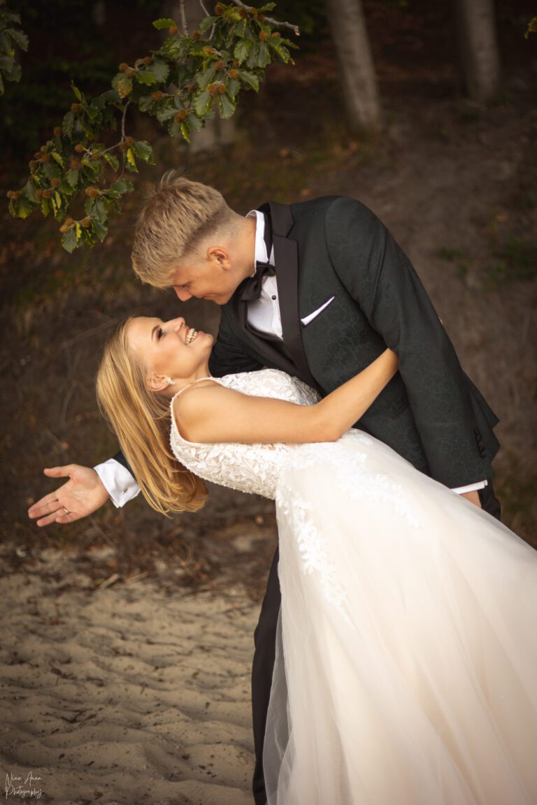 Sesja ślubna na plaży