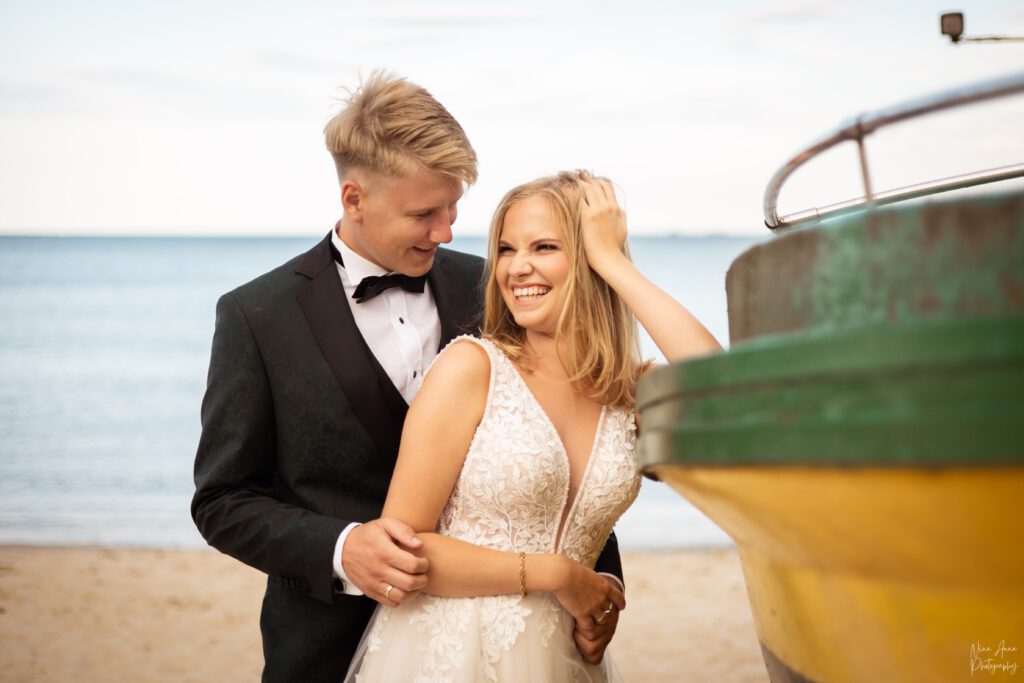 Sesja ślubna na plaży w Gdyni